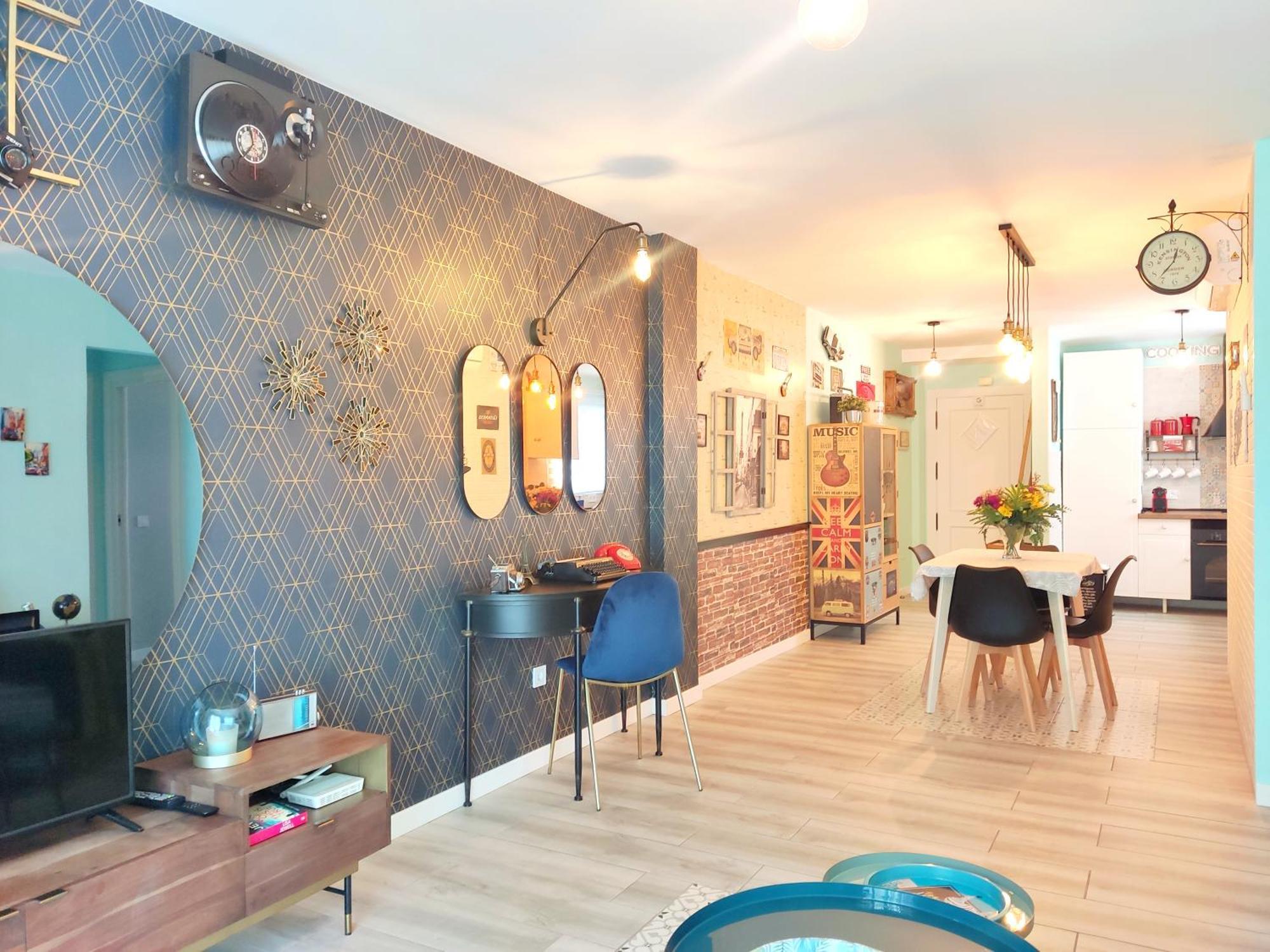 80S Loft Vintage 15' Malaga Airport Free Guest Parking Apartment Alhaurin de la Torre Exterior photo
